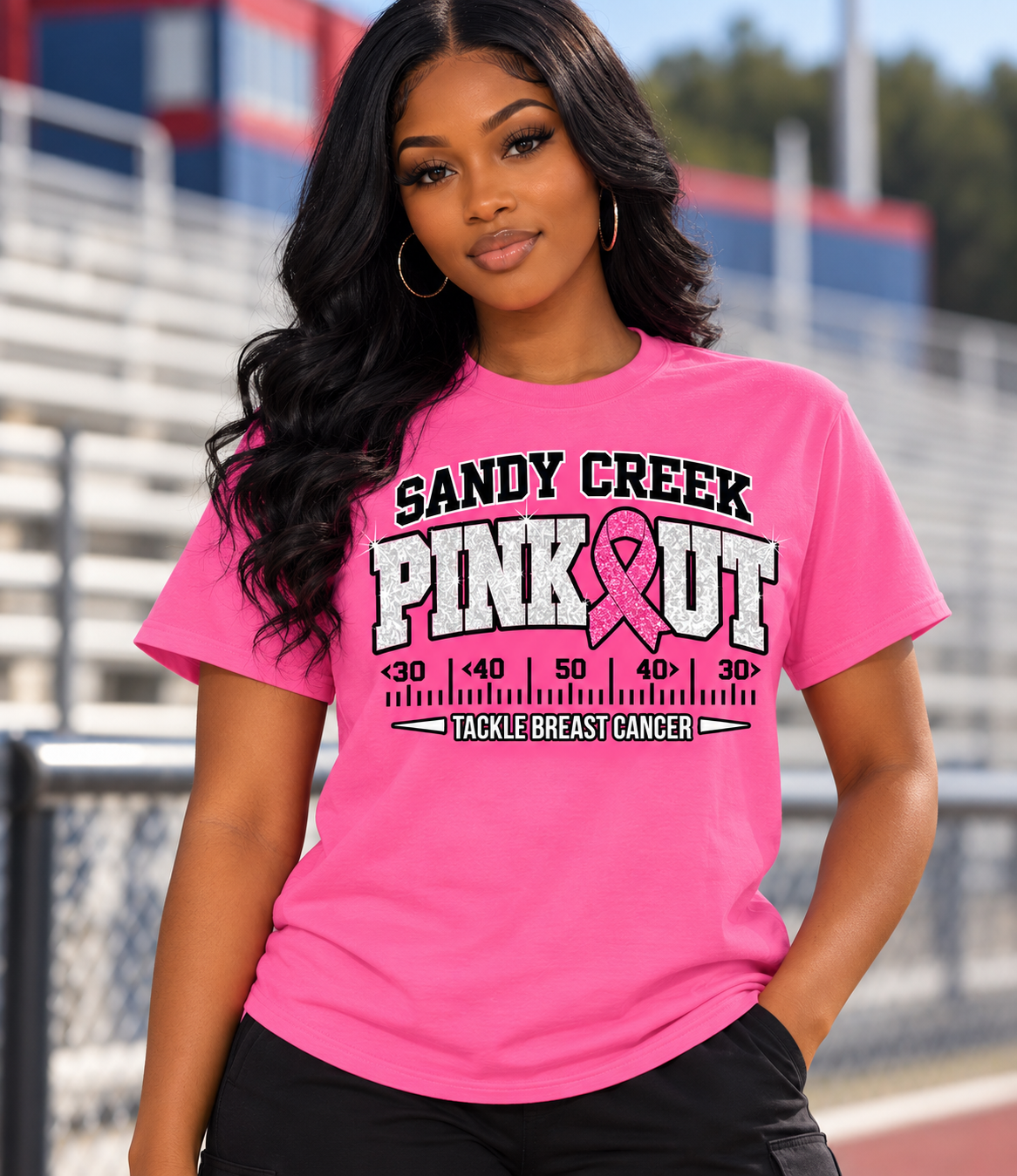 Cancer Awareness Pink Out Field Edition