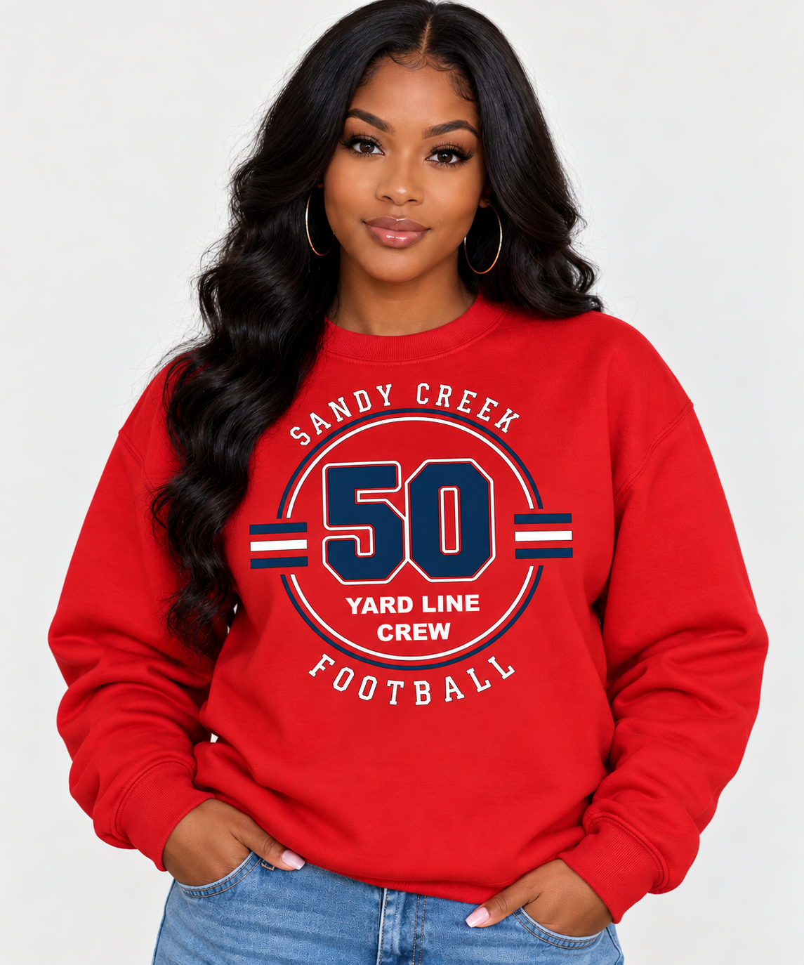 Sandy Creek 50 Yard Line Crew – Classic Circle